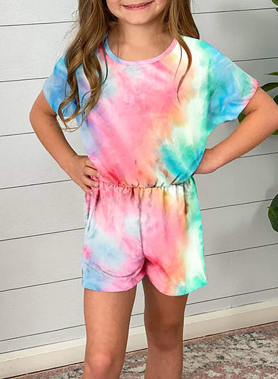 Jumpsuit Tie-dye Cuello Redondo para Mujer - Estilo Casual Moderno - Image 7