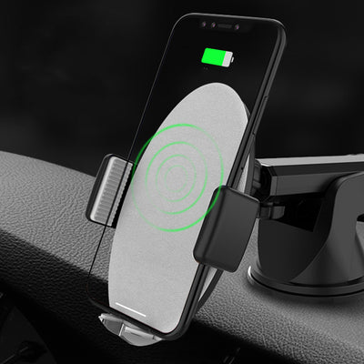 Cargador Inalámbrico para Auto con Soporte Creativo