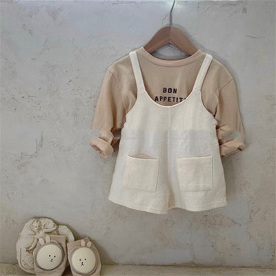 Shorts Cómodos Holgados para Niños con Tirantes Ajustables - Image 4