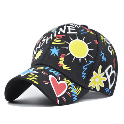 Gorra de Verano con Visera Curva y Estampado - Protección Solar Moderna - Image 2