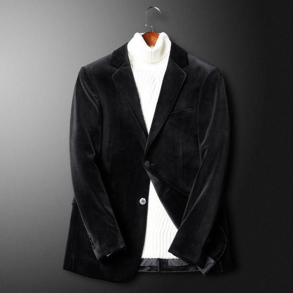 Saco de Terciopelo Slim Fit para Hombre