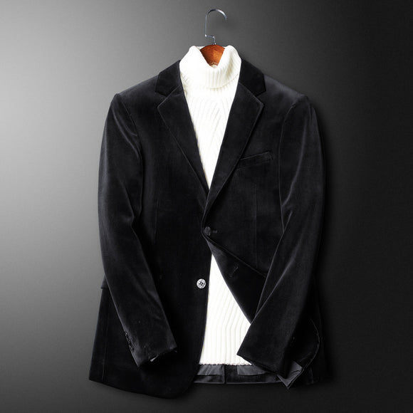 Saco de Terciopelo Slim Fit para Hombre