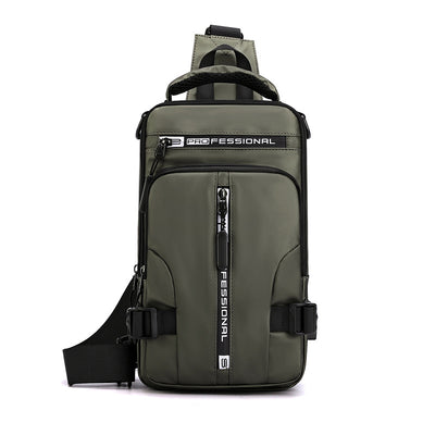 Mochila Cruzada Multifuncional para Hombre - Bolsa Pecho y Hombro - Image 7