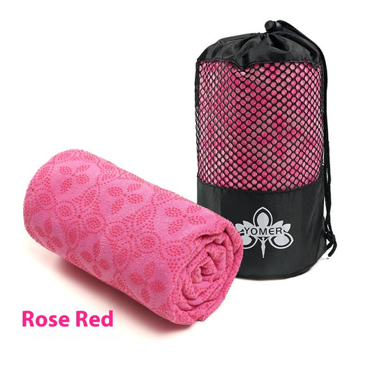 Toalla Antideslizante Absorbente de Yoga con Partículas de Agarre - Image 9