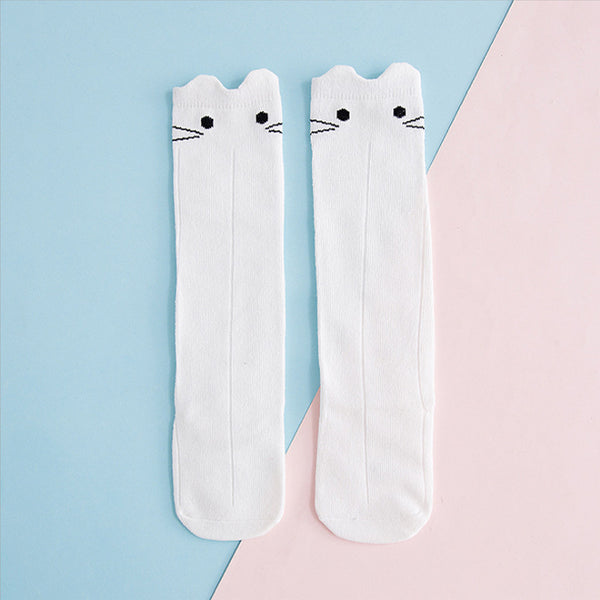 Calcetines Largos de Algodón Suave para Niños - Hasta la Rodilla - Image 4
