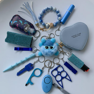 Llavero de Defensa Personal Sweet Blue