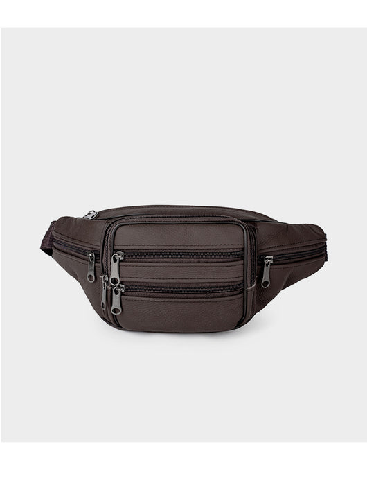 Riñonera Deportiva de Cuero Genuino para Hombre, Bolsa Invisible para Correr - Image 17