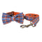 Collar de Malla Naranja para Perros con Hebilla de Aleación
