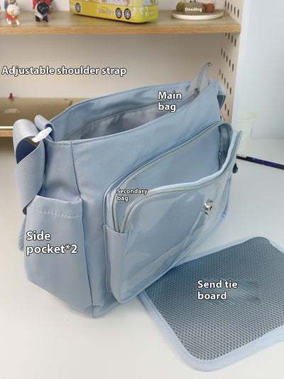 Bolsa Crossbody de Lona Impermeable Ligera Multiuso Casual - Image 22