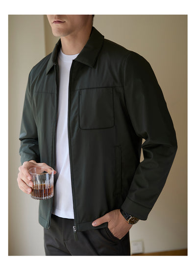 Chaqueta Casual con Cuello de Solapa y Forro Polar Térmico - Image 6