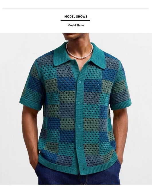 Cardigan de Punto Manga Corta para Hombre - Image 10