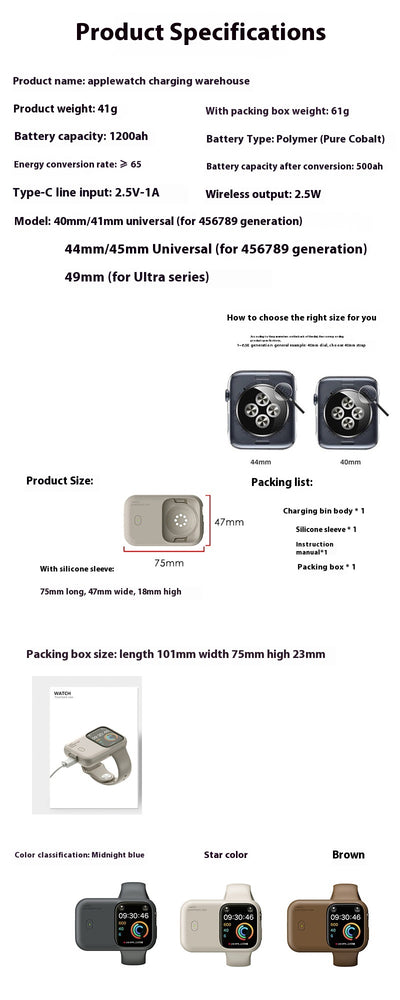 Batería Portátil Inalámbrica para Smartwatch - Image 23