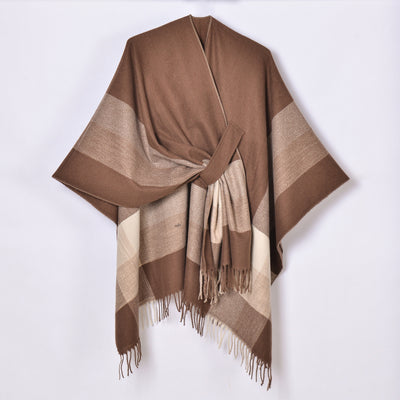 Cardigan Tejido Jacquard Cálido con Borlas para Mujer - Image 9