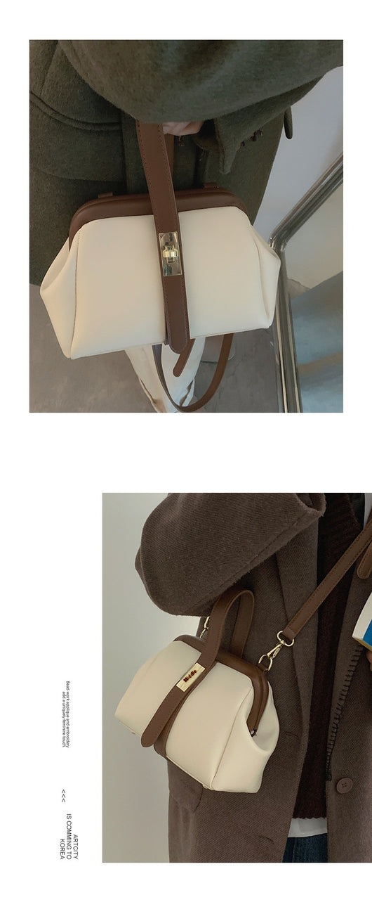 Bolsa Mensajera Retro con Cierre de Botón - Diseño Versátil - Image 28