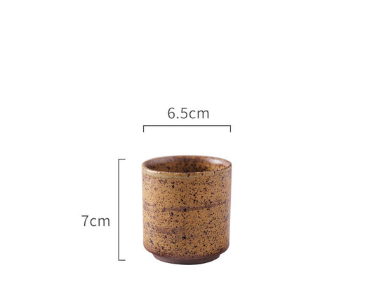 Taza de Té Retro en Cerámica Artesanal - Juego de Vajilla Vintage - Image 2