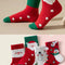 Calcetines Navideños para Toda la Familia - Pack de 4 Pares Suaves y Cómodos