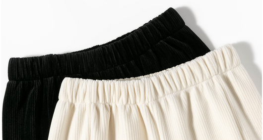 Pantalones Anchos de Terciopelo Suave con Cintura Dividida para Mujer - Image 11