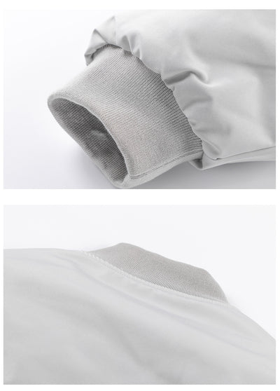 Chaqueta Acolchada de Algodón con Cuello Mao y Múltiples Bolsillos - Image 10