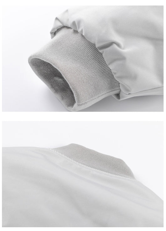 Chaqueta Acolchada de Algodón con Cuello Mao y Múltiples Bolsillos - Image 10