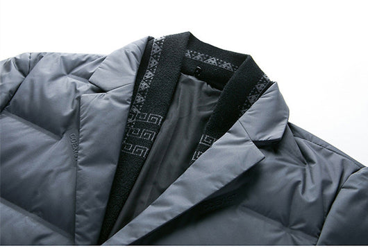 Chaqueta Acolchada de Invierno para Hombre con Cuello Desmontable - Image 6