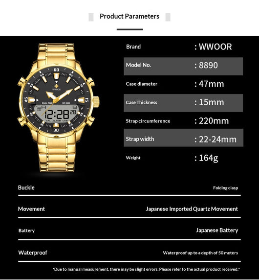 Reloj Luminoso para Hombre con Banda de Acero - Diseño Moderno y Elegante - Image 11