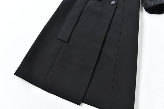Vestido Largo Elegante Manga Larga Corte Slim con Movimiento - Image 23