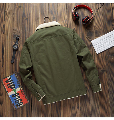 Chaqueta Cargo de Lana y Polar para Hombre - Image 4