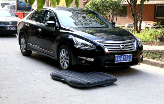 Colchón Inflable para Auto - Cama de Viaje Trasera con Protección Acolchada - Image 5