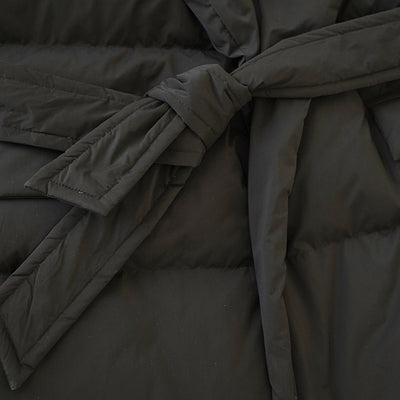 Chaqueta Acolchada Suelta de Largo Medio con Cuello de Traje - Image 14