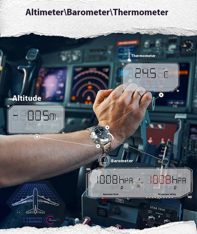 Reloj Inteligente Deportivo Resistente al Agua con Altímetro - Image 11