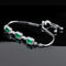 Pulsera de Plata S925 con Esmeralda - Diseño Elegante para Mujer