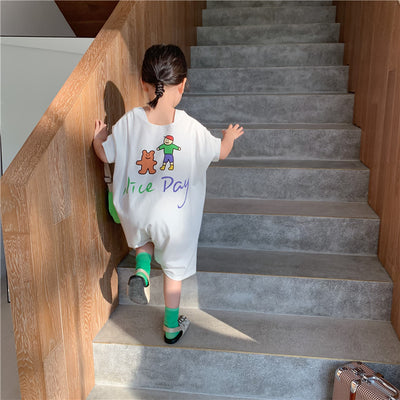 Playera Holgada de Manga Corta para Niños - Cómoda y Versátil - Image 10