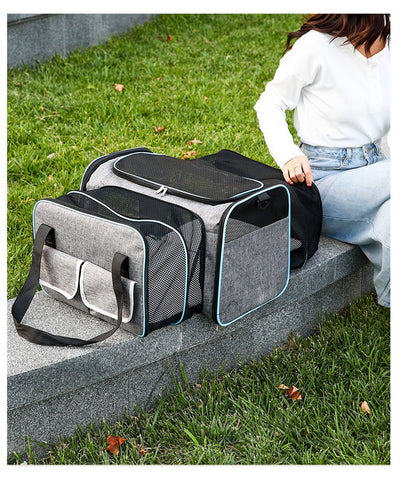 Transportín Felino Extensible Portátil con Ventilación Mejorada - Image 17