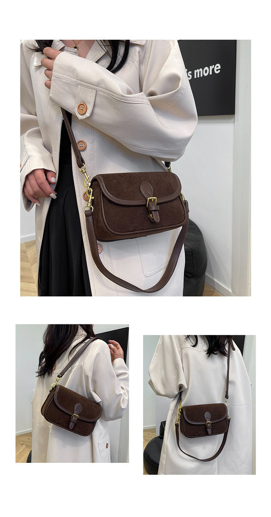 Bolso Mensajero de Cuero Mate con Cierre Magnético - Image 12
