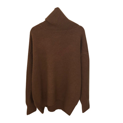 Abrigo Suelto Liso de Manga Larga para Otoño e Invierno - Image 7