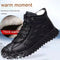 Zapatos Casuales Cálidos para Hombre con Forro de Algodón Grueso