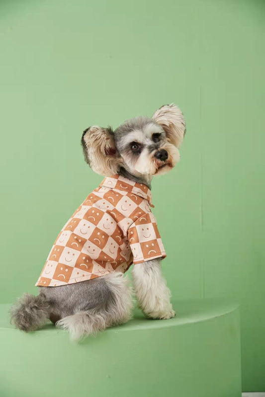 Camisa Denim a Cuadros Pet Fadou - Image 2
