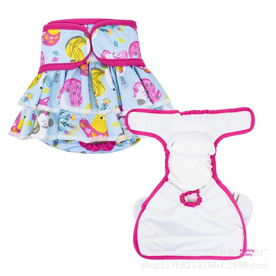 Pantalón Sanitario Lavable para Perras - Pañal Reutilizable - Image 12