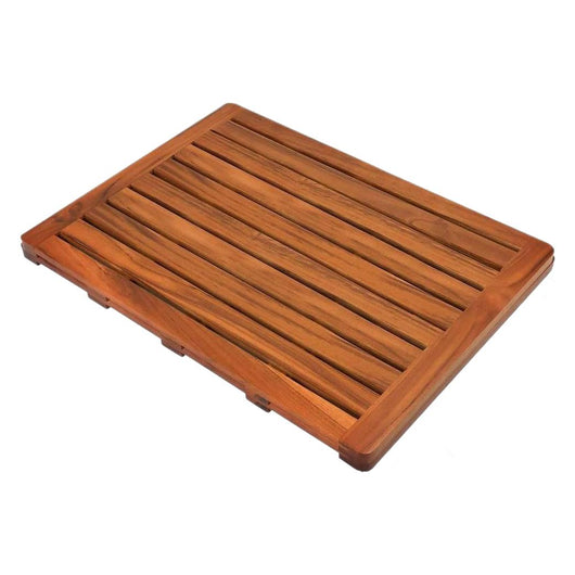 Tapete de Madera Maciza Antideslizante para Baño y Ducha - Image 4