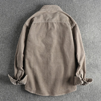 Camisa de Pana 100% Algodón Lavada Manga Larga - Image 17