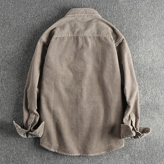 Camisa de Pana 100% Algodón Lavada Manga Larga - Image 17