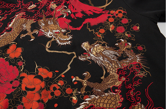 Sudadera Pesada Bordada de Industria Japonesa para Hombre - Image 8