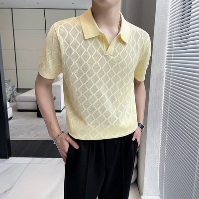 Playera Transpirable Estilo Hong Kong con Cuello Solapa Hueco - Image 6