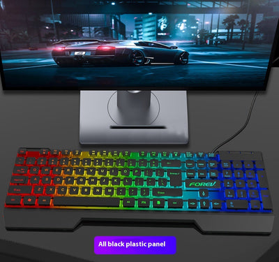 Teclado Iluminado con Cable para Computadora de Escritorio y Portátil - Image 9