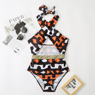 Traje de Baño Enterizo con Halter para Mujer