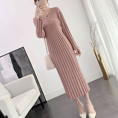Vestido Ajustado de Punto Largo - Image 5