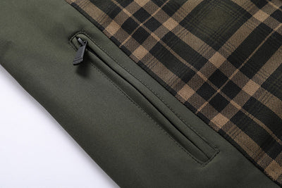 Chaqueta Camisa Casual a Cuadros para Hombre - Image 21