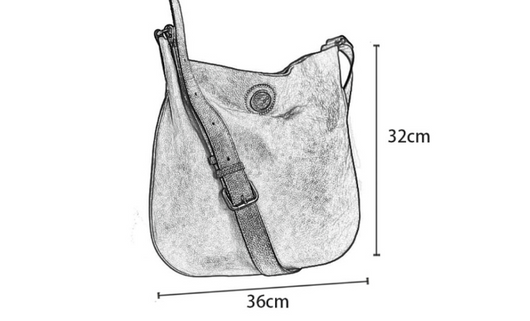 Bolsa Mensajera de Cuero Retro para Literatura y Arte - Image 7