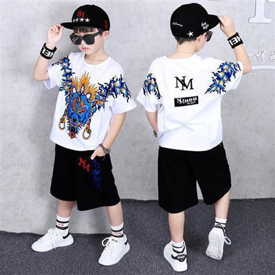 Conjunto Deportivo Holgado para Niños - Dos Piezas Verano - Image 5