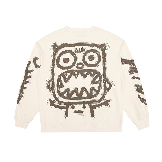 Sudadera Suelta Cuello Redondo Airflow Little - Estilo Trendy para Parejas - Image 5